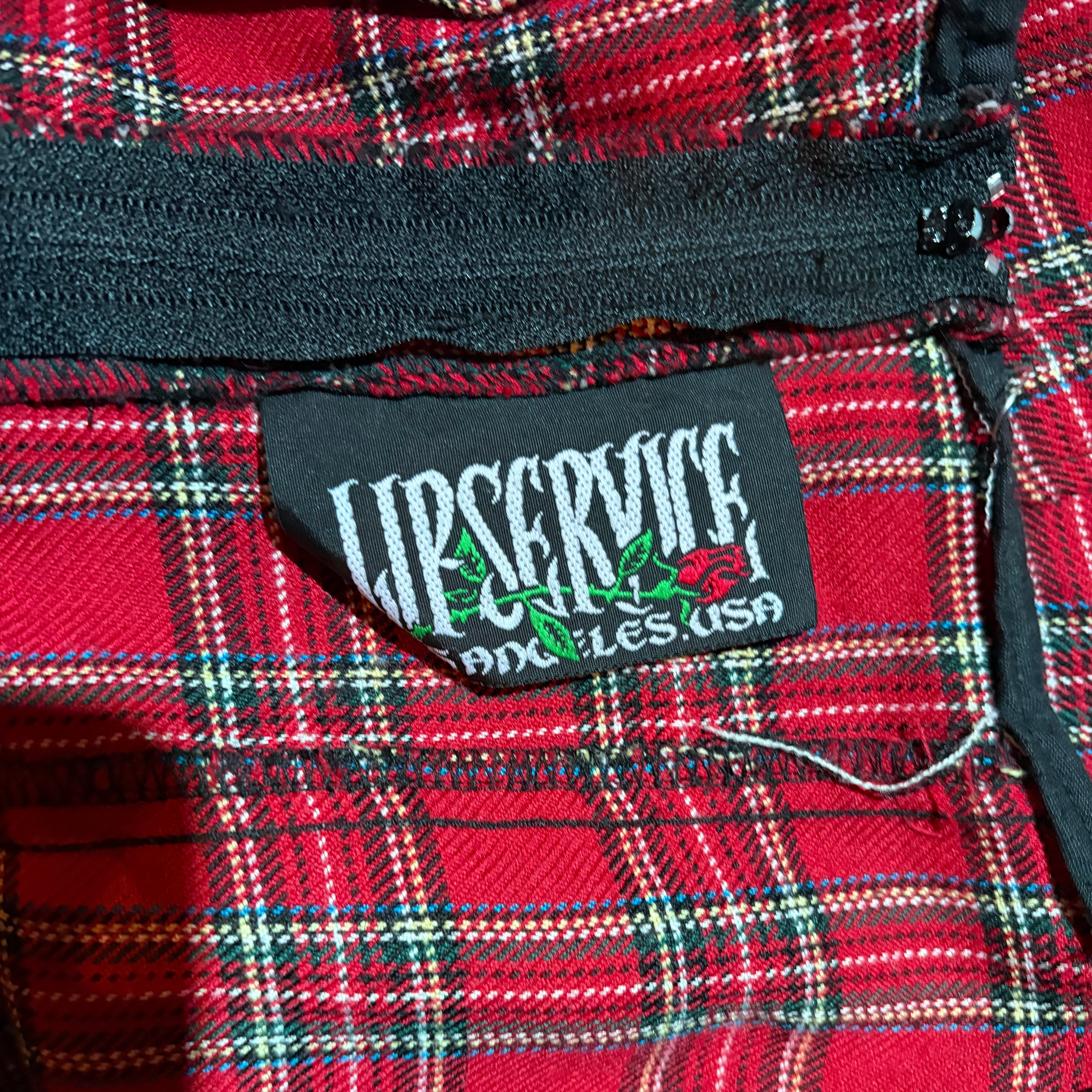 Plaid Lipservice Dress (M)
