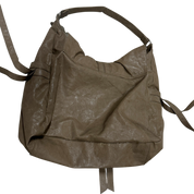 Vintage Religion Skull Embossed Slouch Hobo Boho Bag