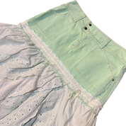 Italian Mint Maxi Skirt (M)