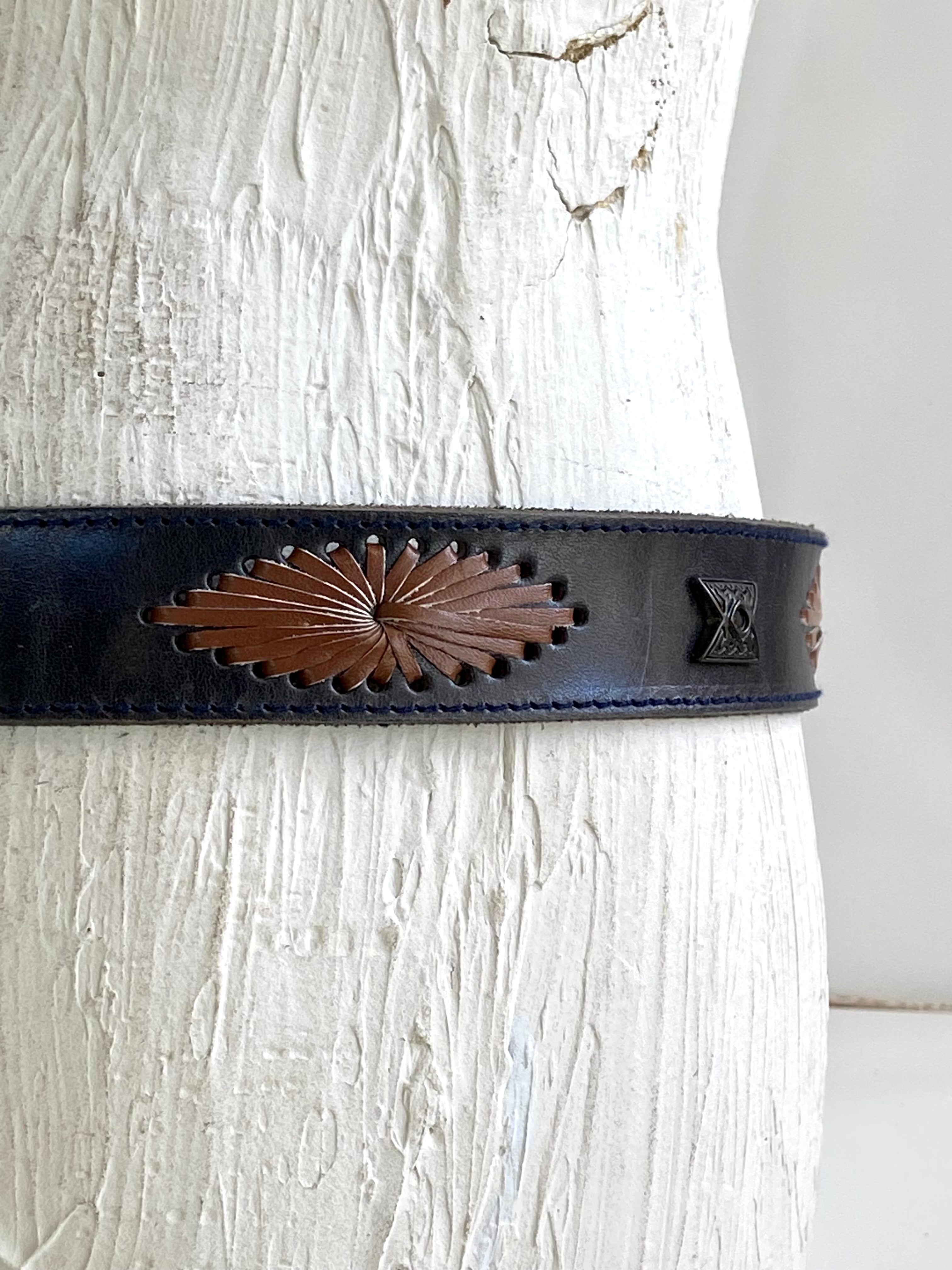 Leather belt