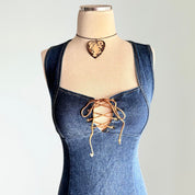 Vintage 90’s Mini Denim Dress (S)