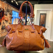 Genuine leather Isabella Adams tote, handbag .