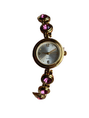 Pretty in Pink Gem Watch