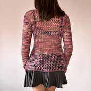 90s Open Weave Cardigan (S/M)