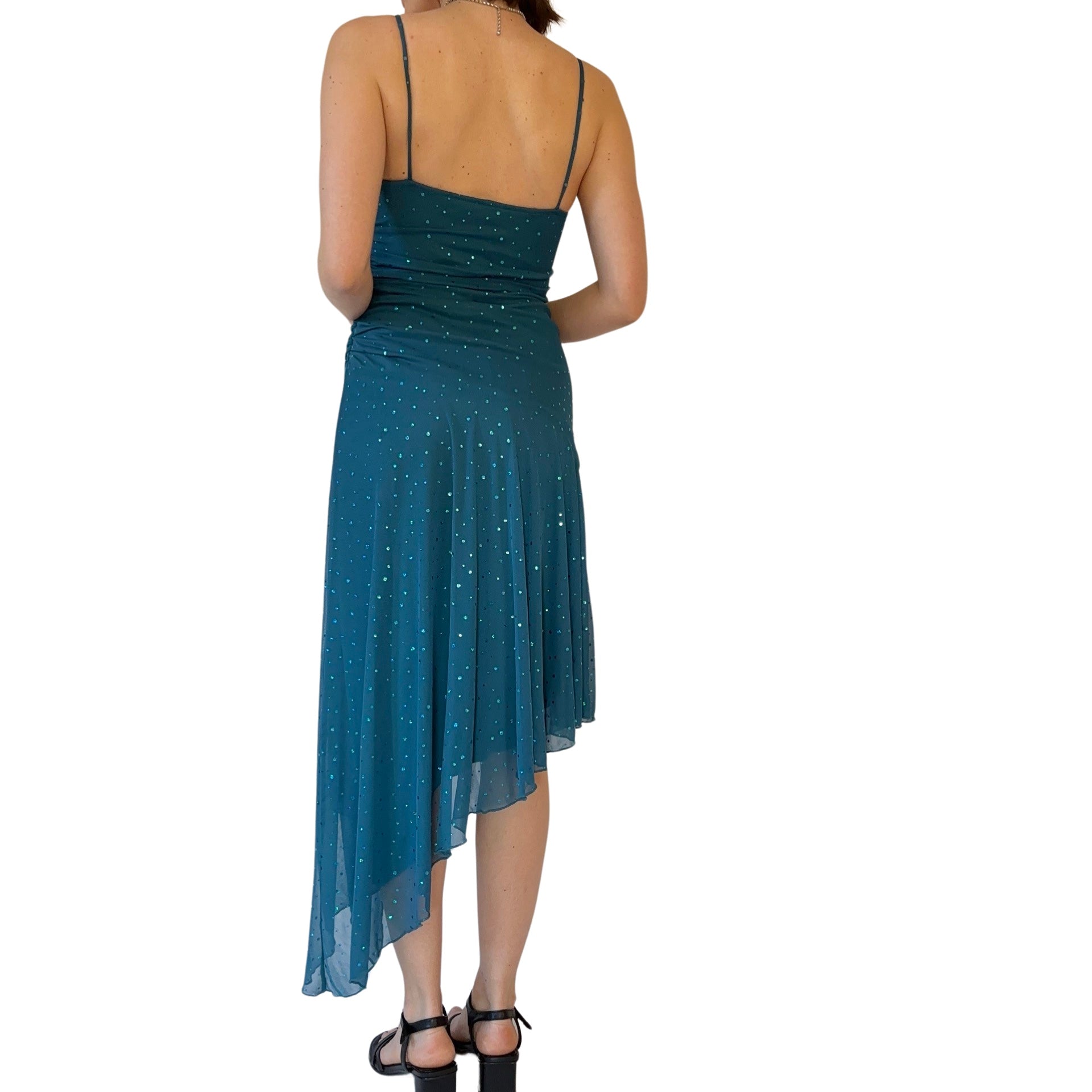 Y2K Sequin Flutter Dress (XS/S)