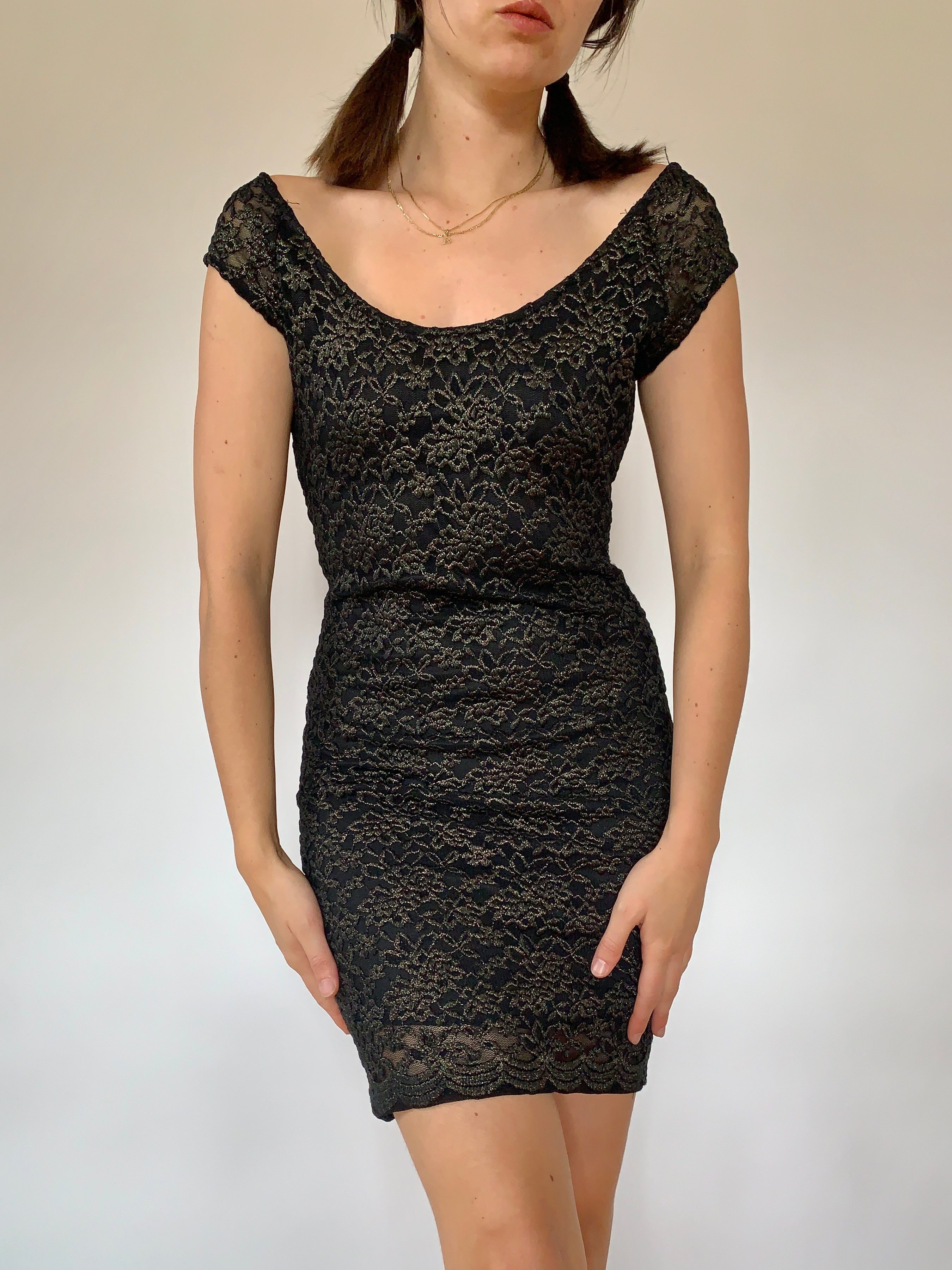 Y2K Lace Dress (M)
