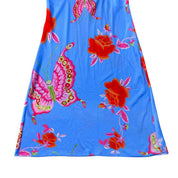 Periwinkle Blue Satin Butterfly Slip (S)