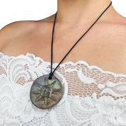Vintage Reversible Sun & Moon Necklace