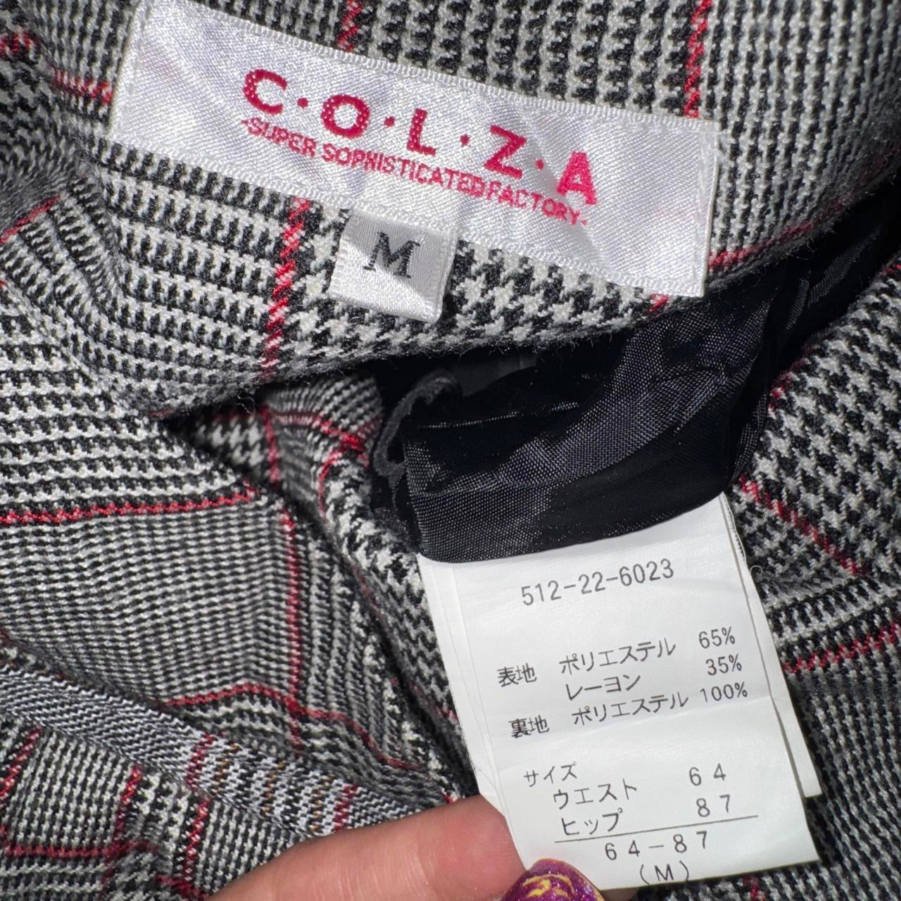 2000s Plaid Pleated Bubble Hem Skirt (S)