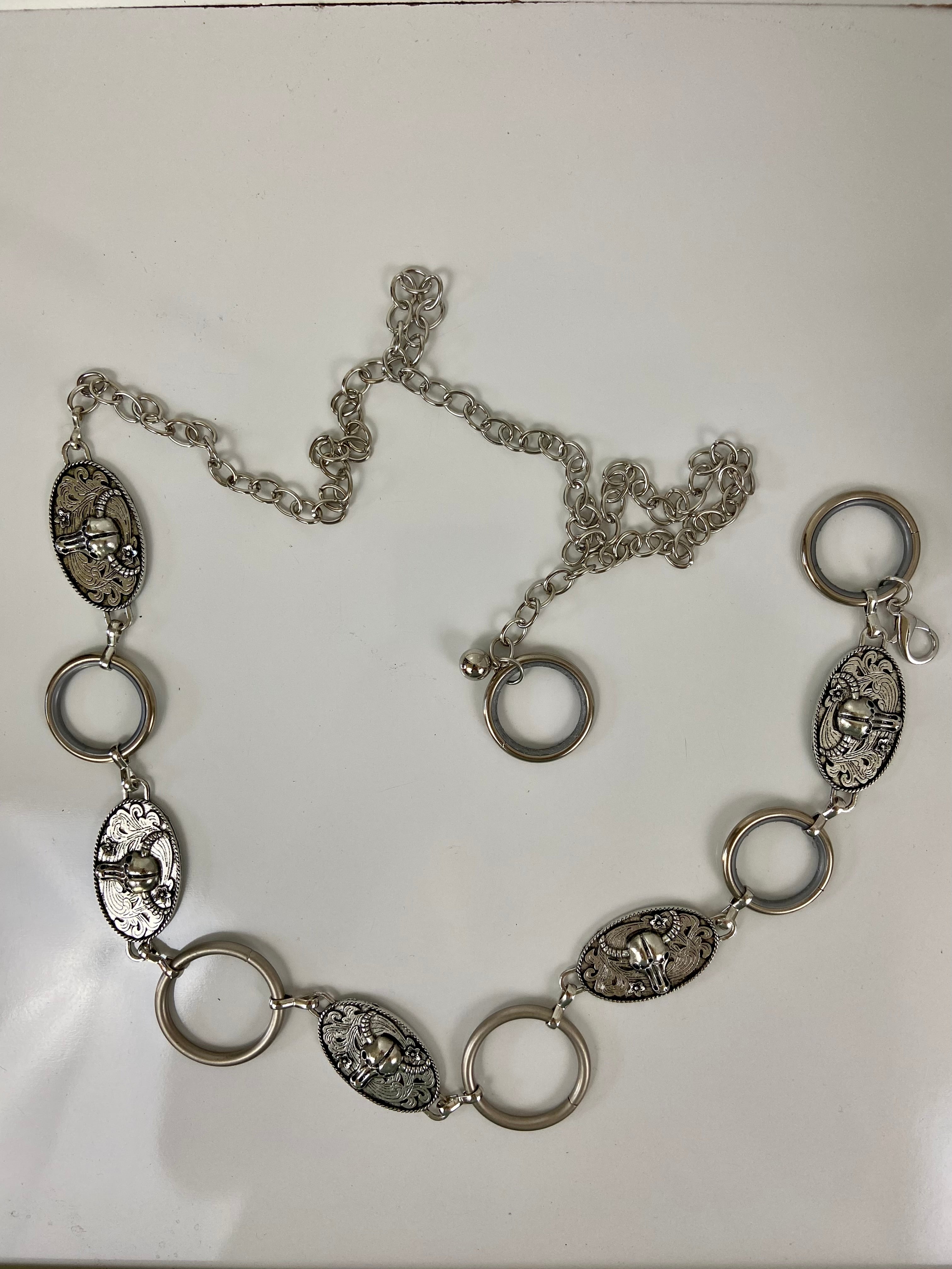 Western style 🐮 chain belt