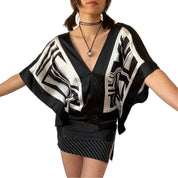 Bebe Silk Y2K Blouse (S)