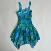 2000s tie dye mini dress (xxs/xs)