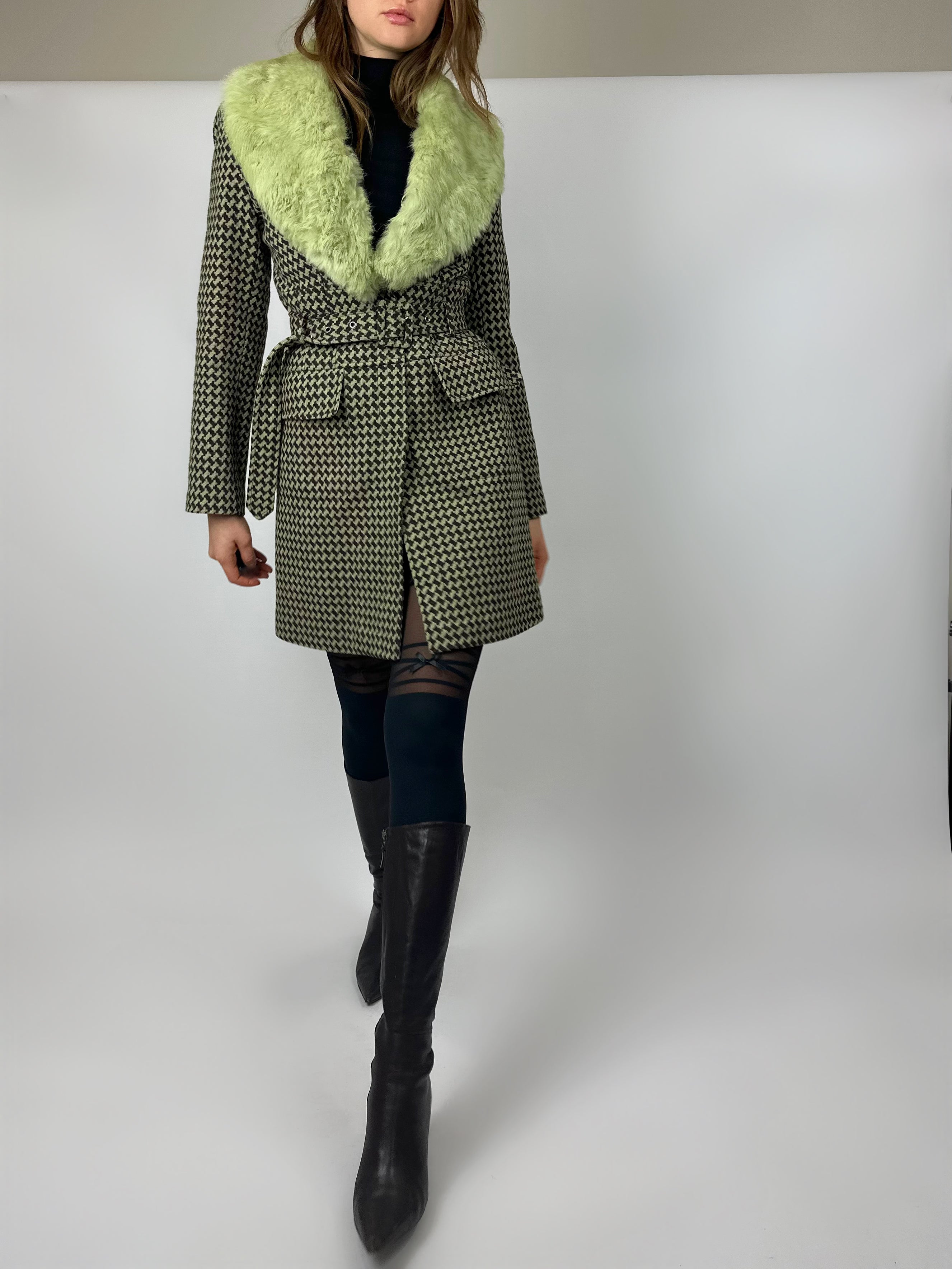 00’s Bebe 70’s-style Coat (XS/S)