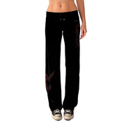 BCBG Y2K Velour Track Pants (XS)