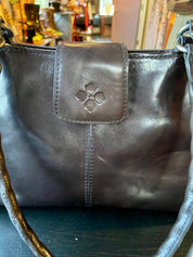 Patricia Nash leather shoulder handbag