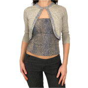 Sequin Knit Bolero (S)