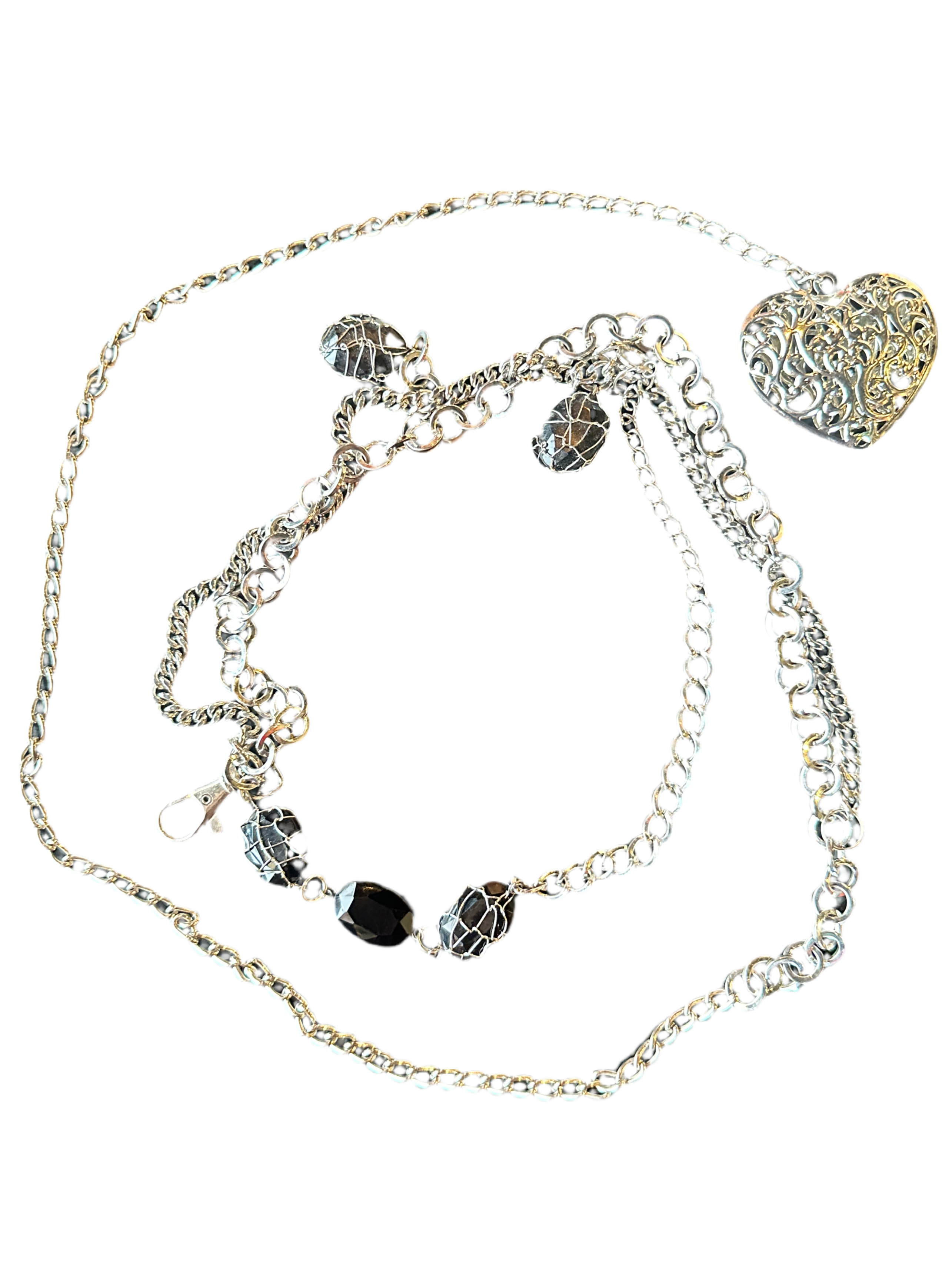 Wire-Wrapped Gem Belt