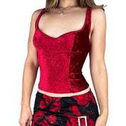 Cosabella Crushed Velvet Bustier (S/M)