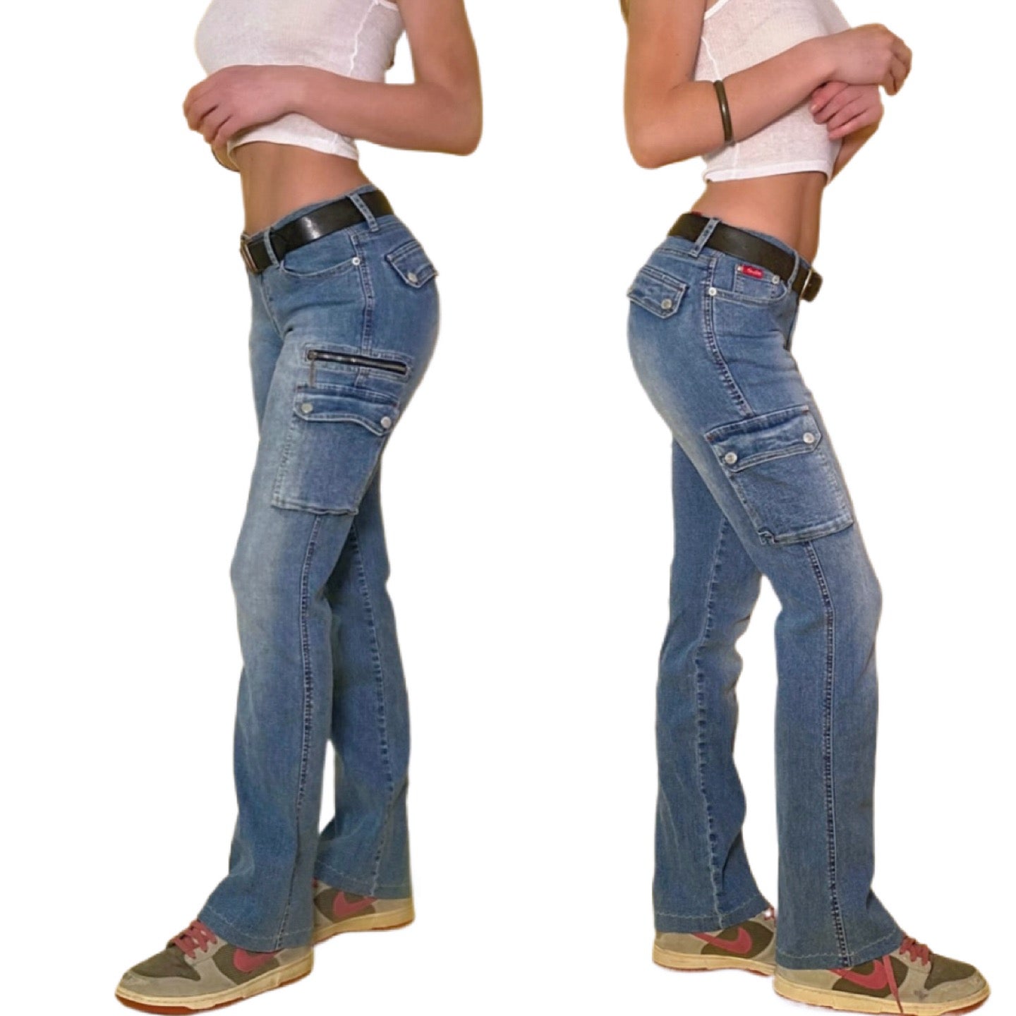 Y2k Southpole Cargo Jeans (S)