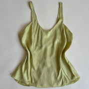 100% silk green tea tank (L/XL)