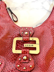 Guess satchel (red)