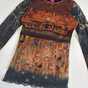 Save the Queen Merry Go Round Mesh Top (XS/S)