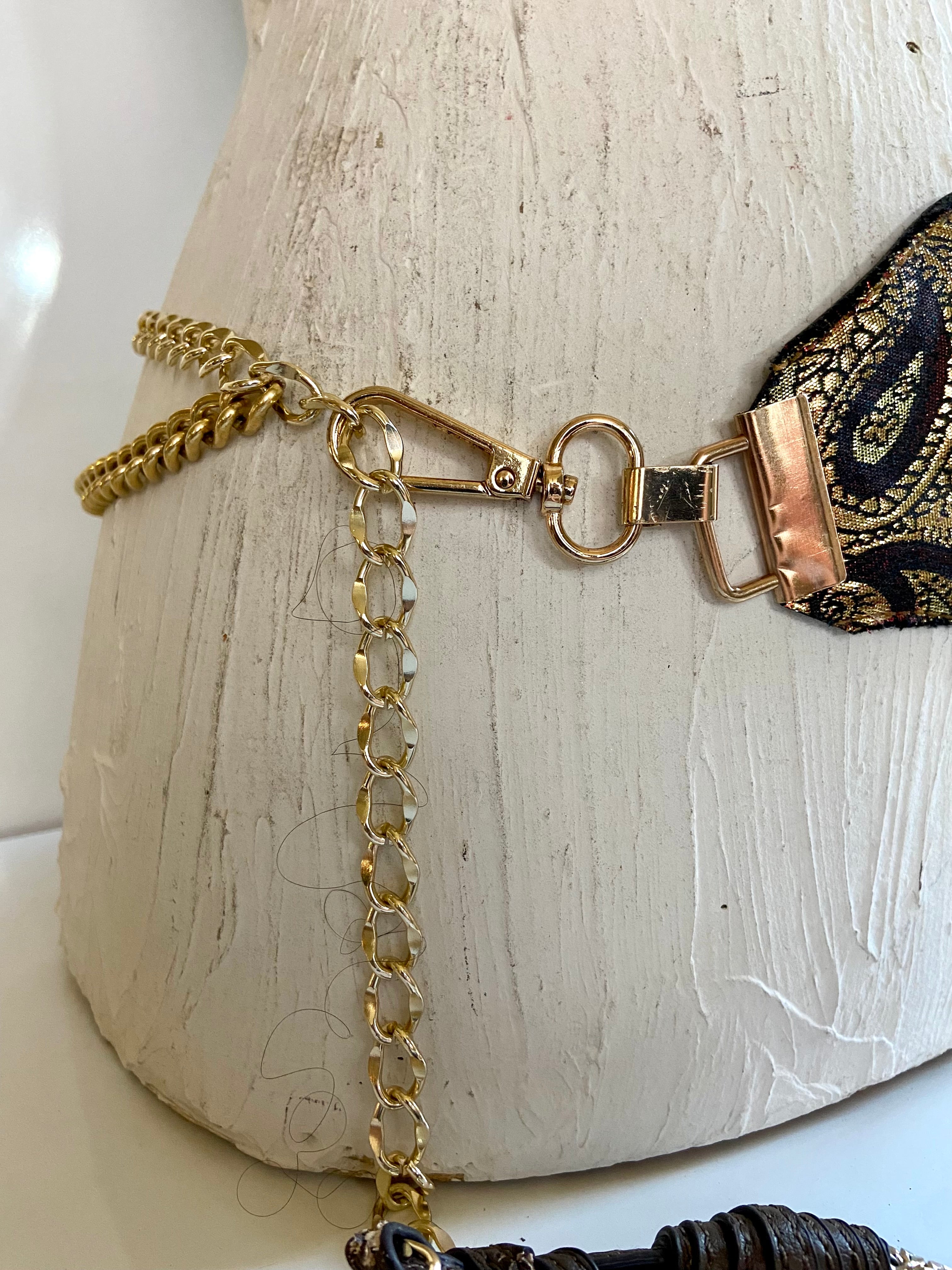 Statement gold belt