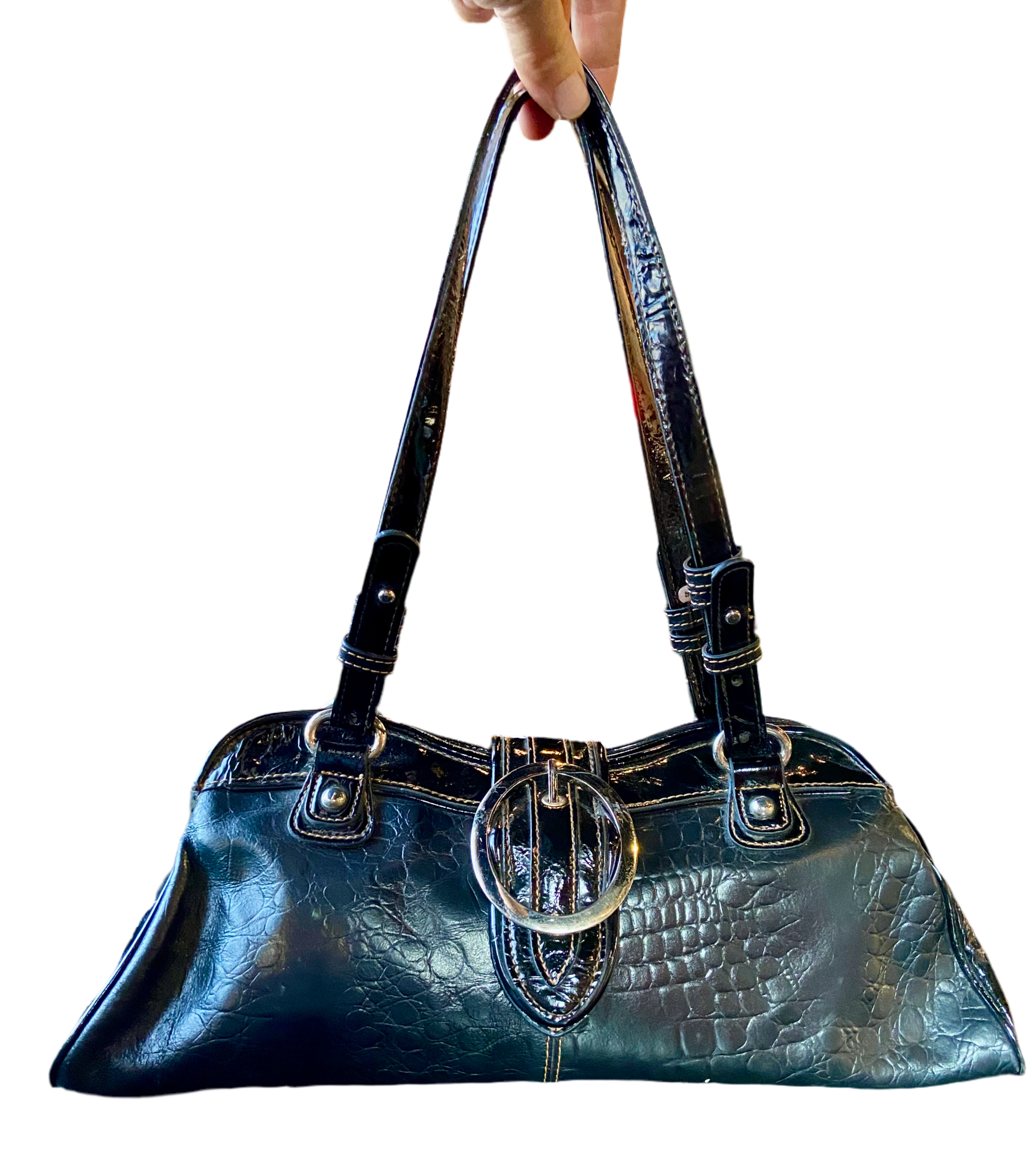 Mac two tone leather bag