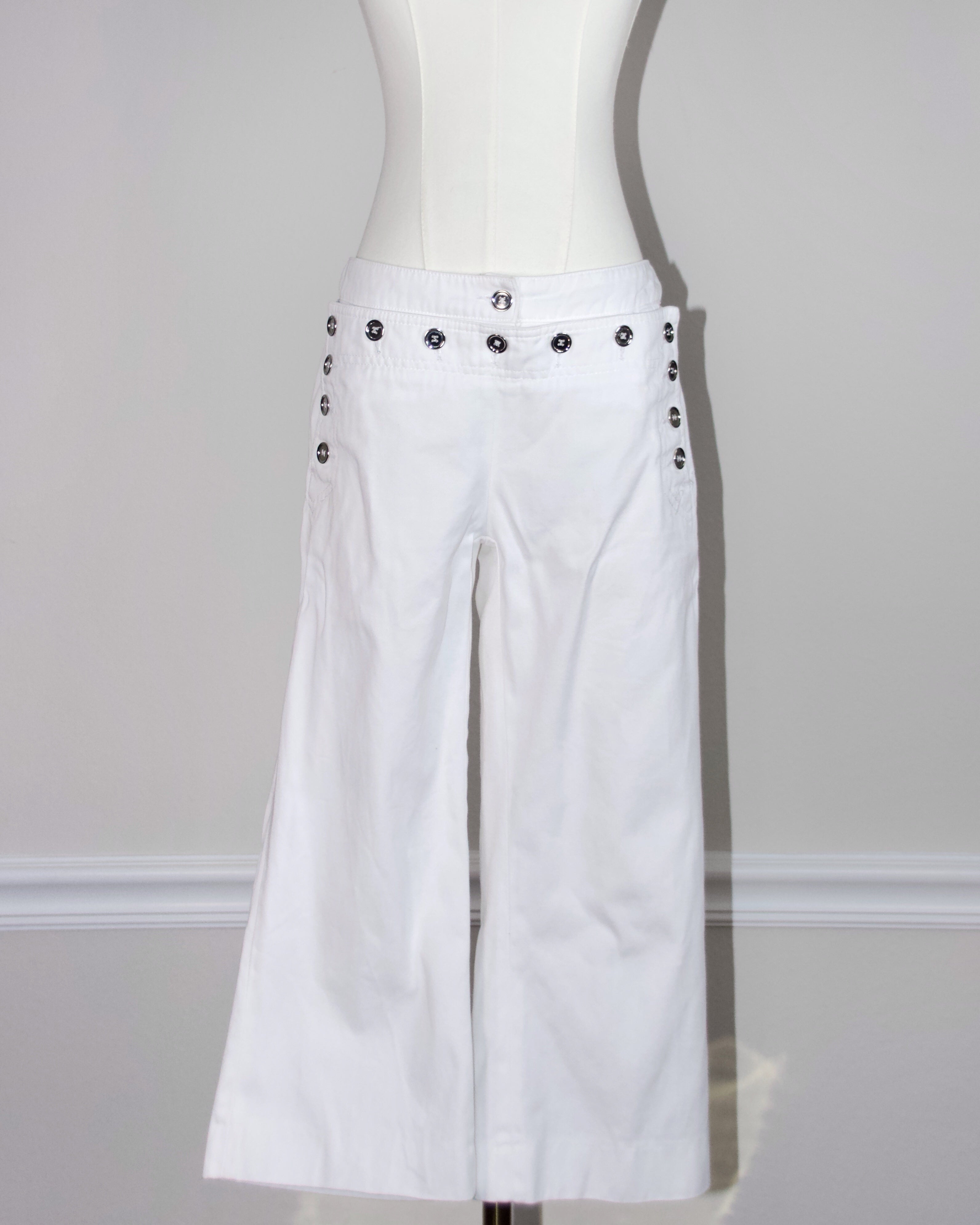 2003 Dolce Gabbana Sailor Capris (S-M)