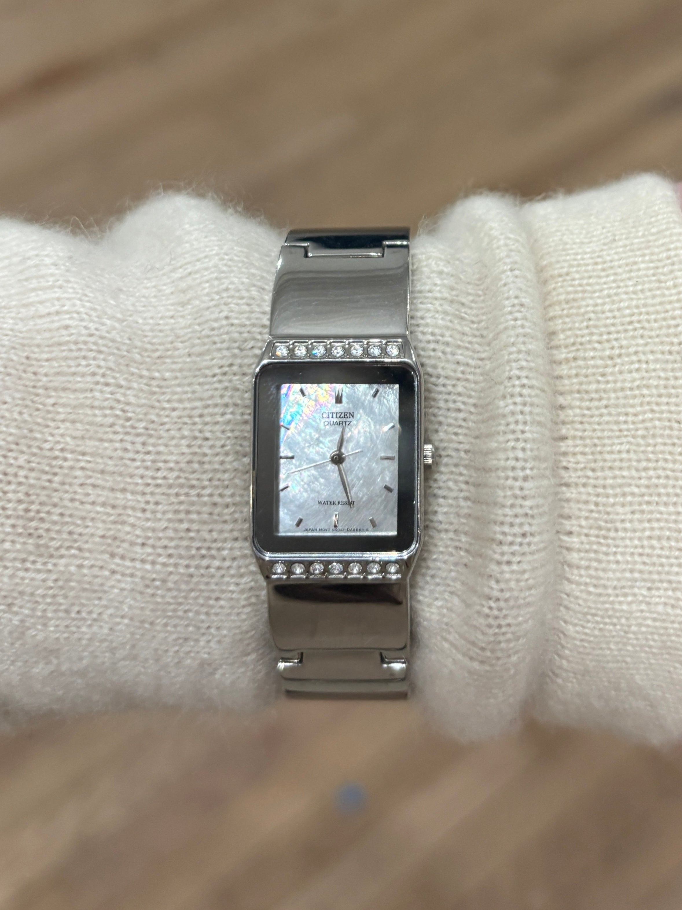 Stainless Citizen Pearl Watch