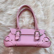 Y2K Baby Pink Buckle Bag