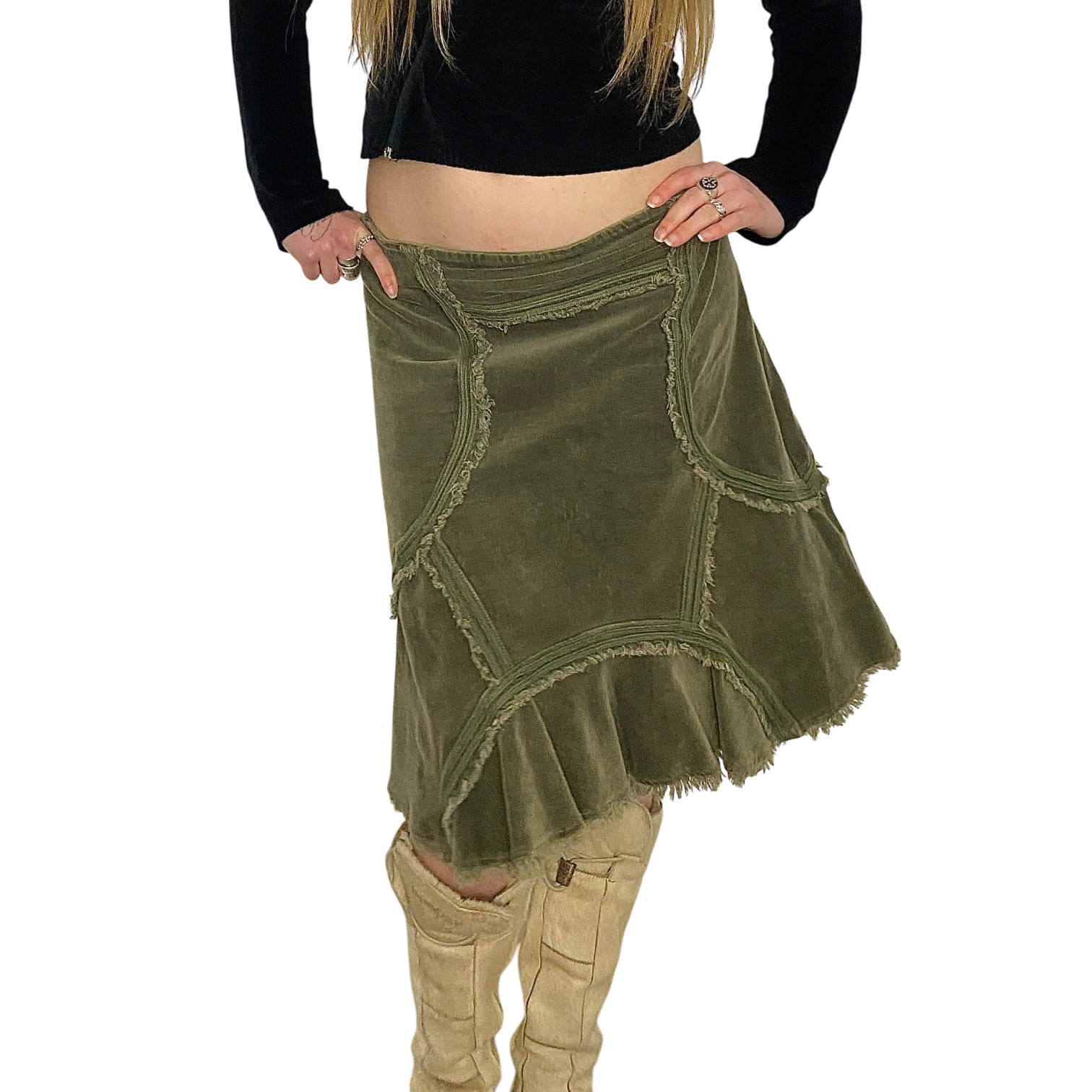 Vintage Morgan De Toi Boho Midi Skirt (M)