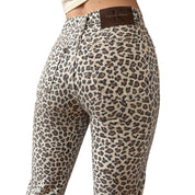 Calvin Klein 90s Leopard Print Jeans (XS)