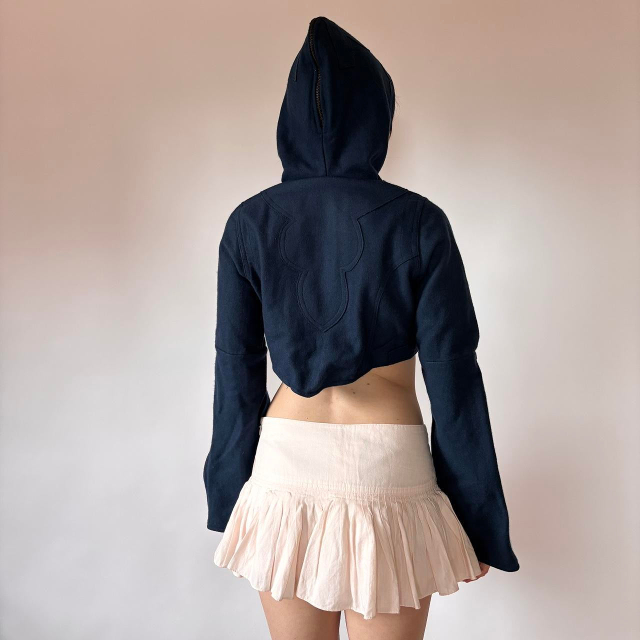 2000s Cropped Festival Hoodie (S)