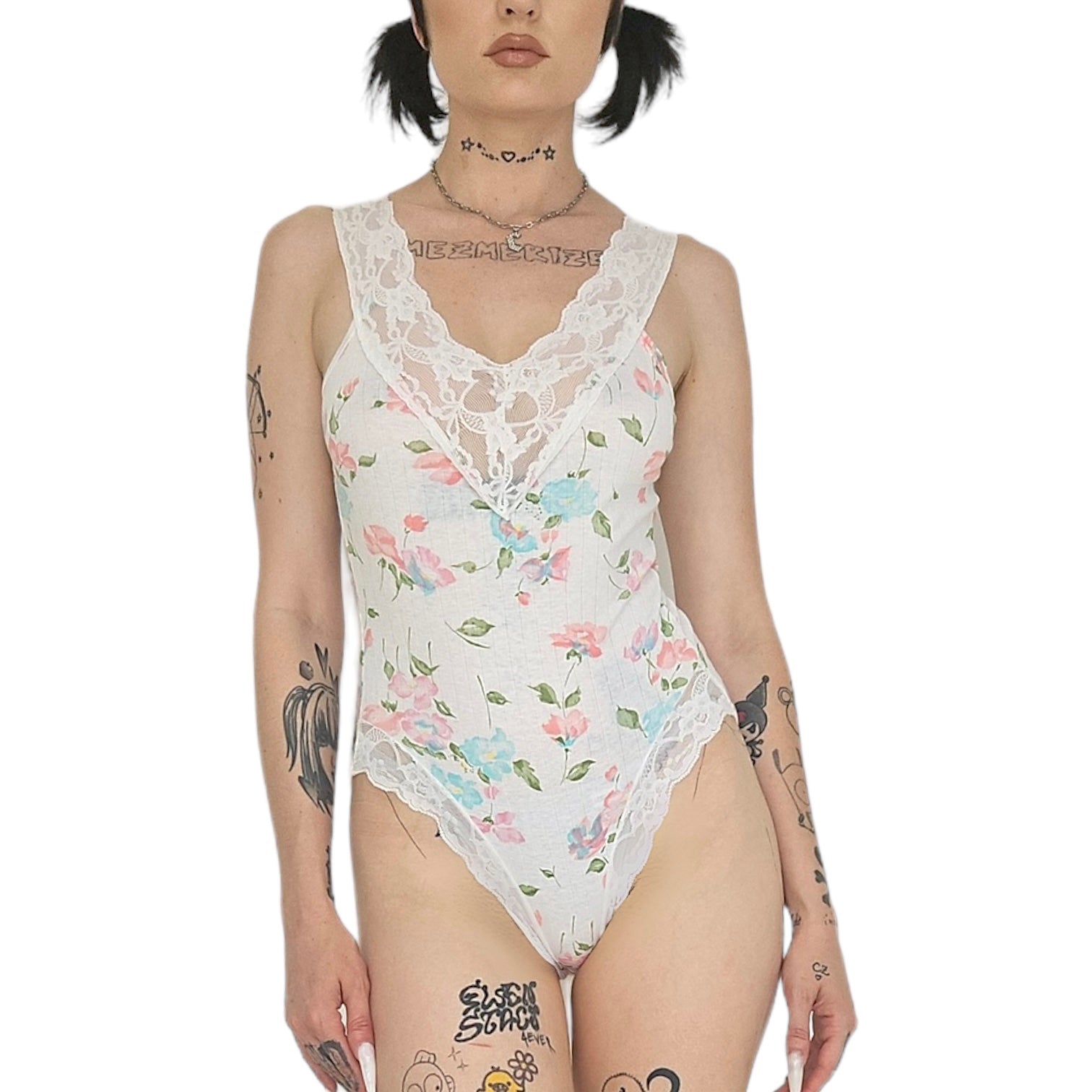 Vintage Floral Bodysuit (S)