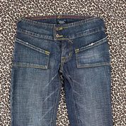 Von Dutch Low Rise Flare Jeans (XS)
