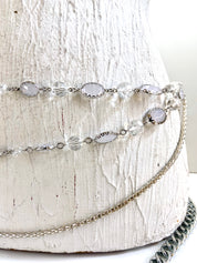 Soft look layered belt