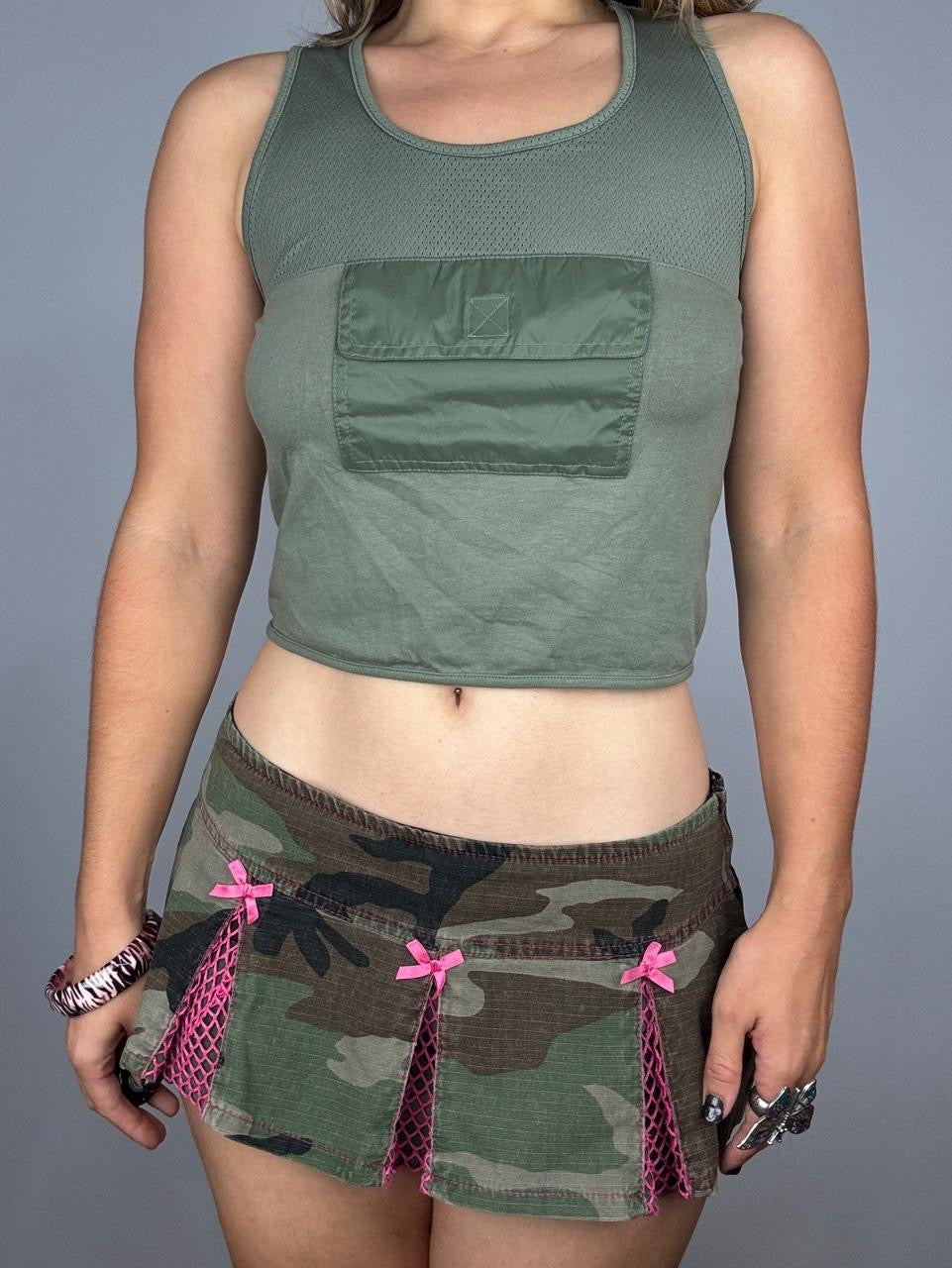 Morgan De Toi Utility Pocket Crop Top (M)