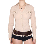 Y2K GUESS Cowgirl Blouse (M)