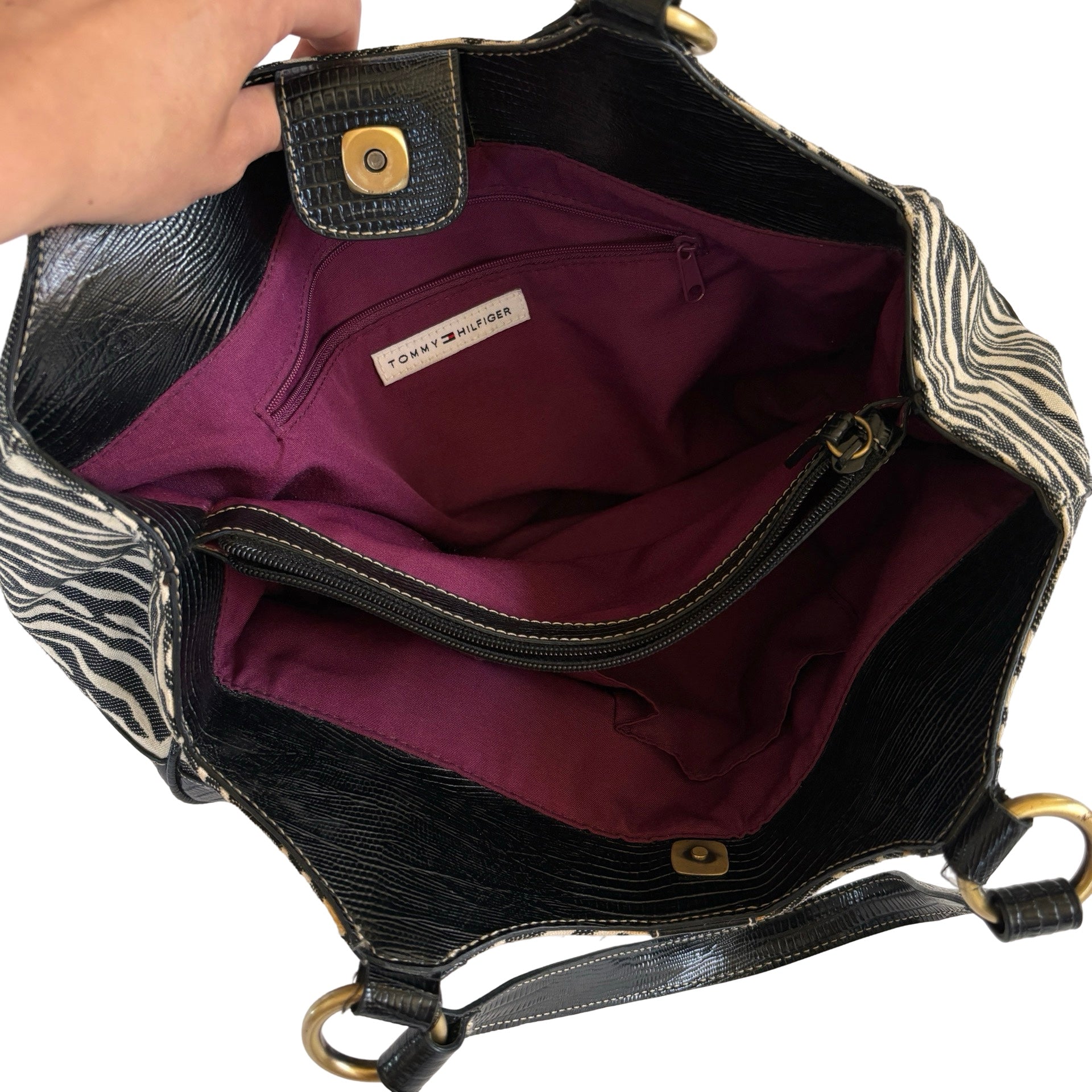 2000s Zebra Bag