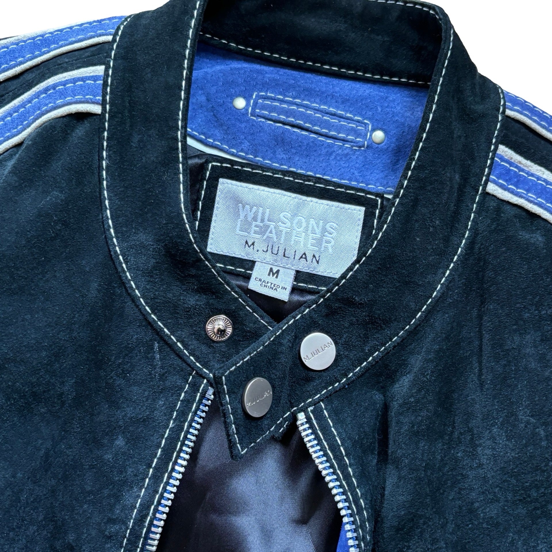 Wilson’s Leather Suede Moto Jacket (L)