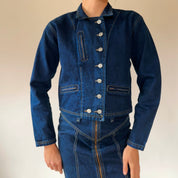 90s Denim Two-Piece Set (XS)