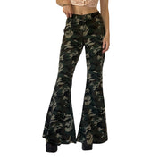 2000s Camo Bellbottoms (M)