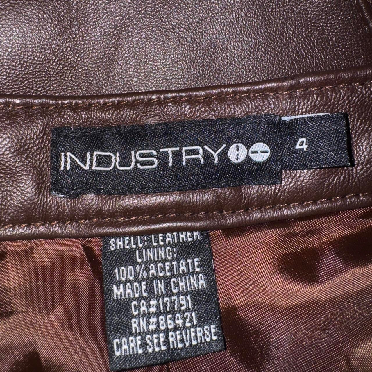 Vintage Brown Leather Flares (S)