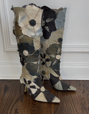 Miss Sixty Denim Patchwork Boots (6)