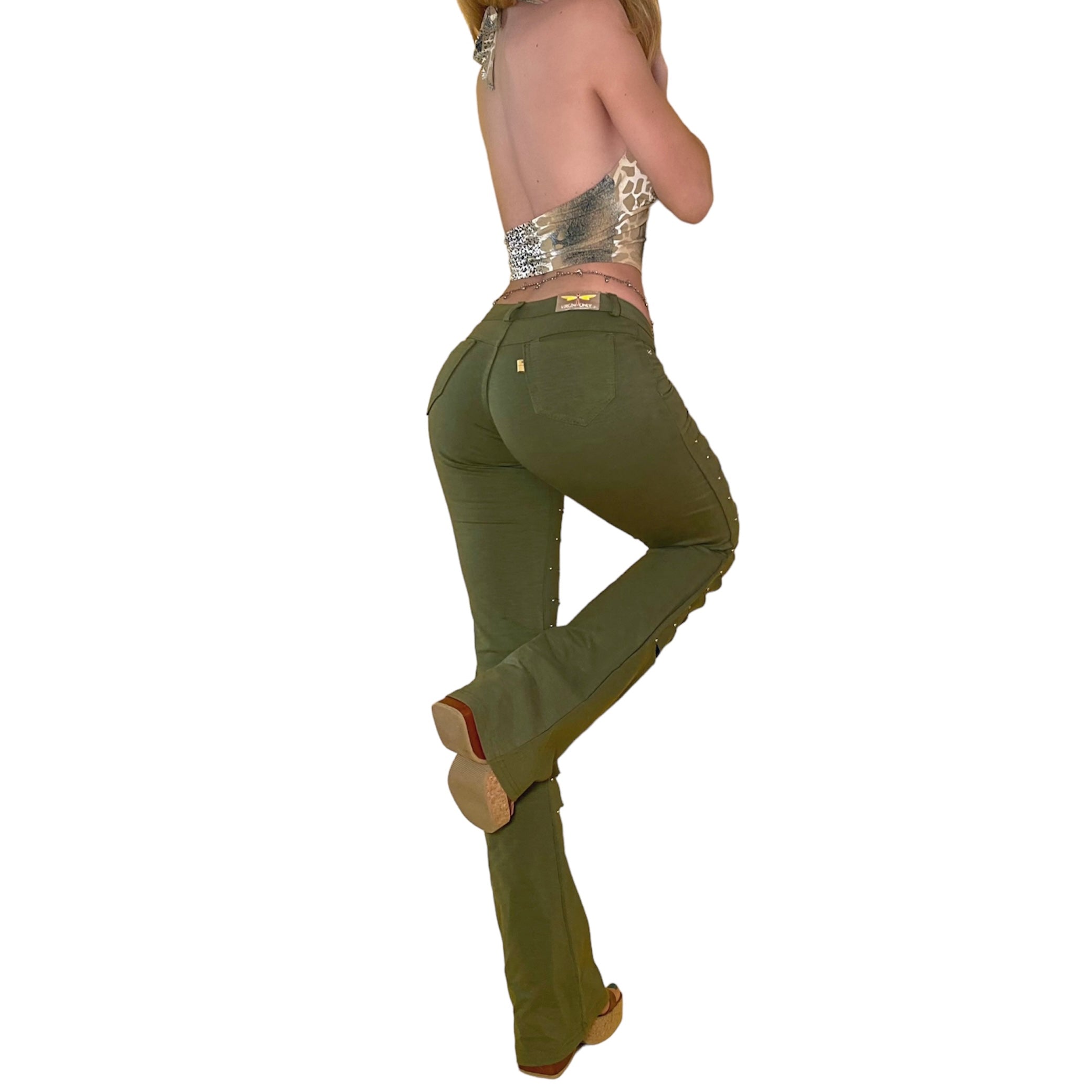 Y2k Virgin Only Slit Pants (XS)