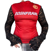 Toluca Jersey Lace Elongated Sleeve Top (S-2XL)