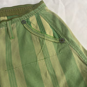 MFG Green Striped Shorts (XS/S)