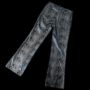 Vintage Faux Snakeskin Pants - Small