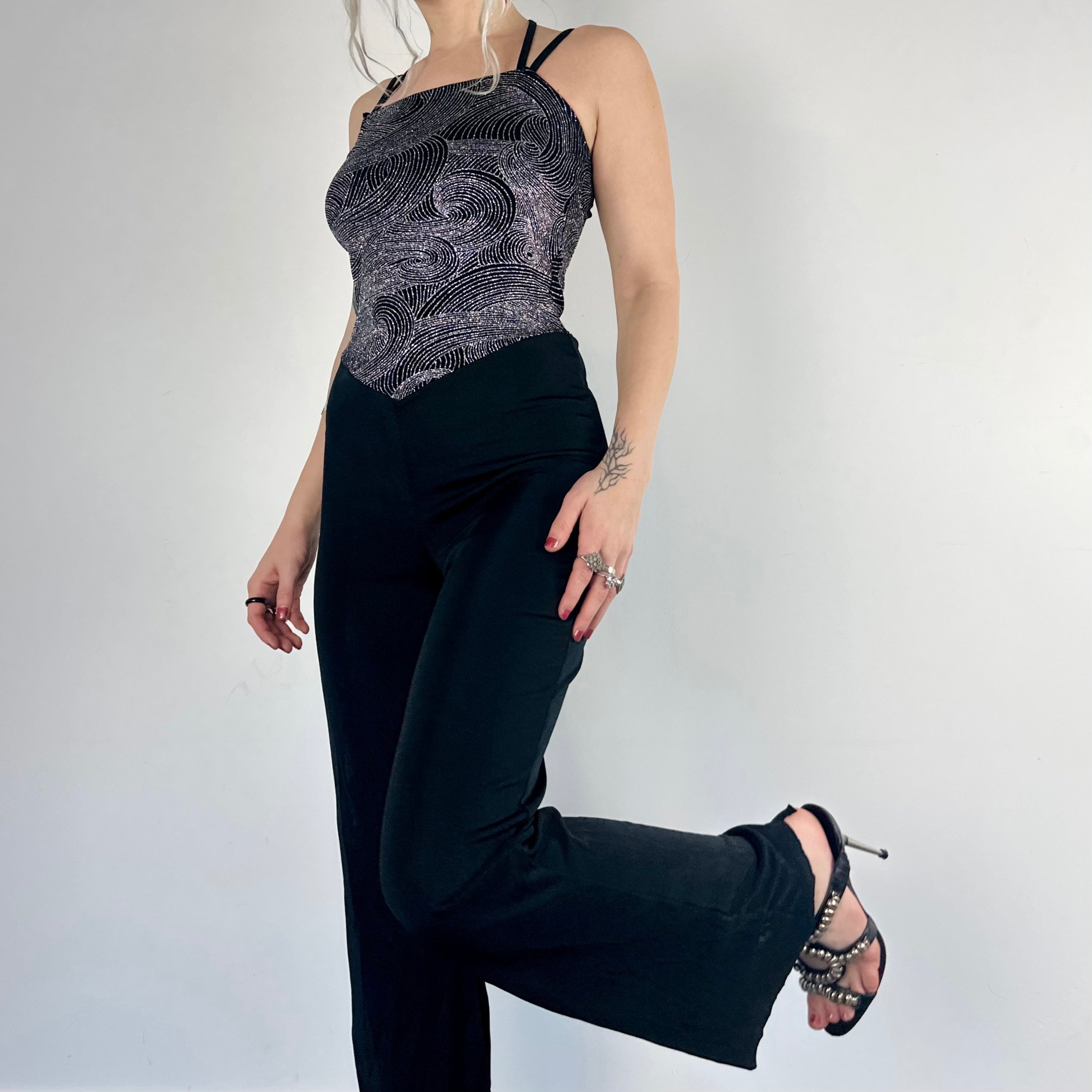 Sparkly Swirl Jumpsuit (S/M)